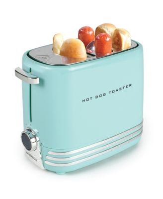 Nostalgia 2-Slot Hot Dog Toaster, Aqua