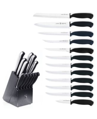 HENCKELS International Everedge Plus 13-pc. Knife Block Set - Macy's
