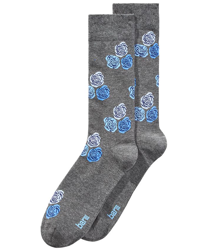 Bar III Men's FloralPrint Socks, Created for Macy's Macy's