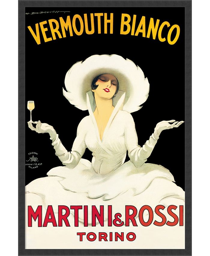 Amanti Art Martini And Rossi By Marcello Dudovich Framed Art Print Macy's