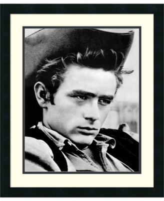 Amanti Art - James Dean - Cowboy 22x26 Framed Art Print