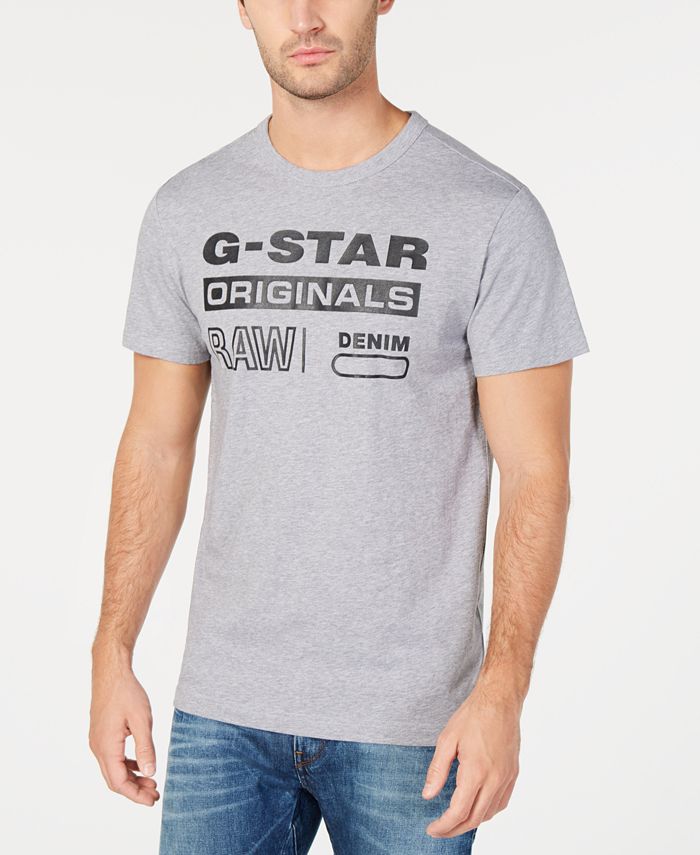 G-Star Raw Men's Logo Print T-Shirt, Created for Macy's - Macy's