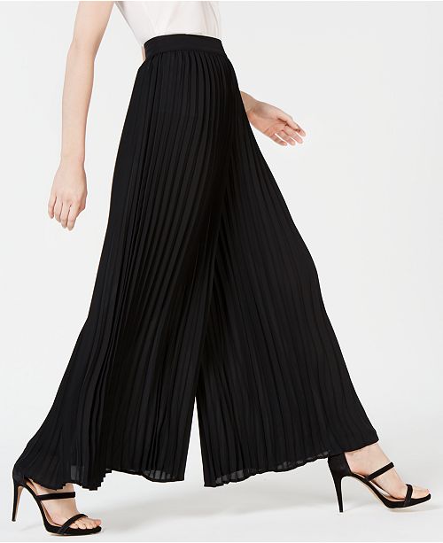 Bar III Pleated Woven Pants, Created for Macy's & Reviews - Pants ...