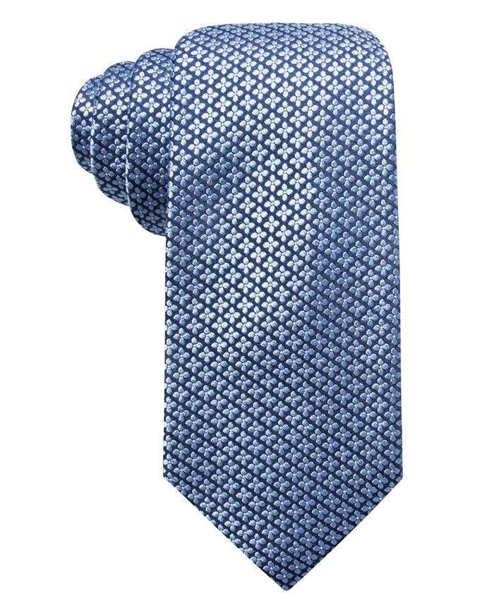 Club Room Men's Holworthy Classic Neat Silk Tie, Created for Macy's ...