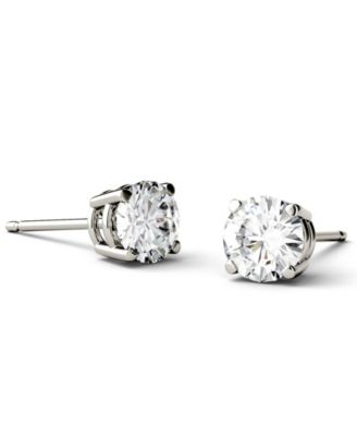 Moissanite Stud Earrings (1 ct. t.w. Diamond Equivalent) in 14k White or Yellow Gold
