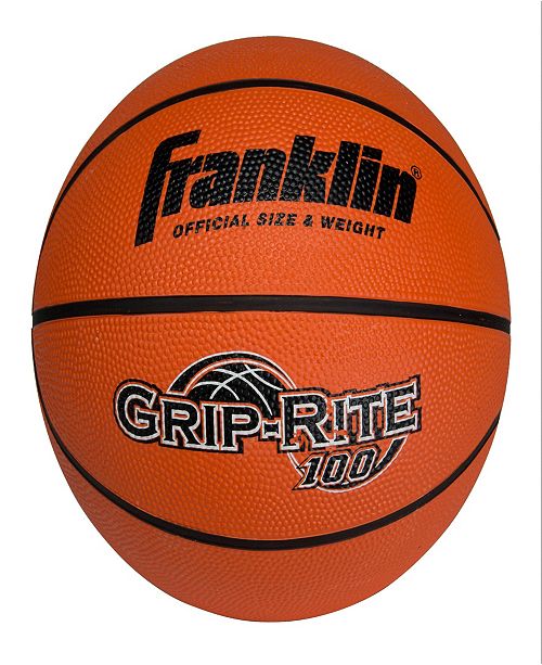 Franklin Sports Intermediate Size Grip Rite 100 Rubber Basketball