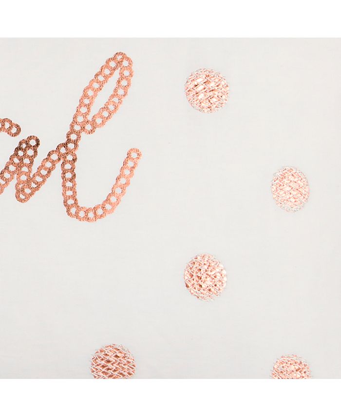 Rizzy Home Typography Polyester Filled Decorative Pillow, 14