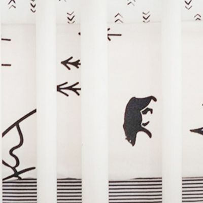 My Baby Sam Little Black Bear 3pc Crib Bedding Set