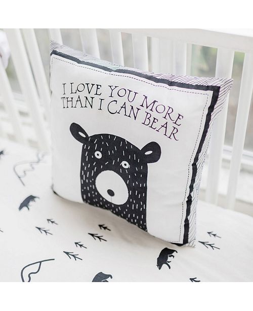 My Baby Sam Little Black Bear Throw Pillow 14x14 Reviews Kids