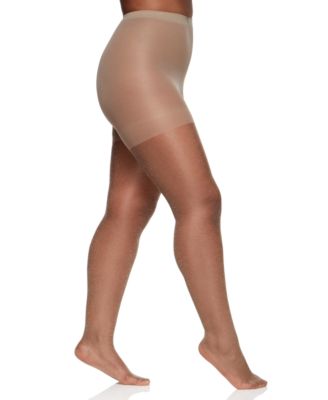 Women's  Queen Plus Size Shimmers Ultra Sheer Control Top Pantyhose 4412