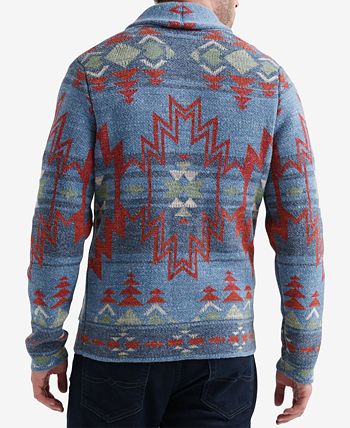 Men's jacquard best sale sweater