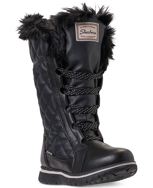 Skechers Women S Estate Winter Boots From Finish Line Reviews