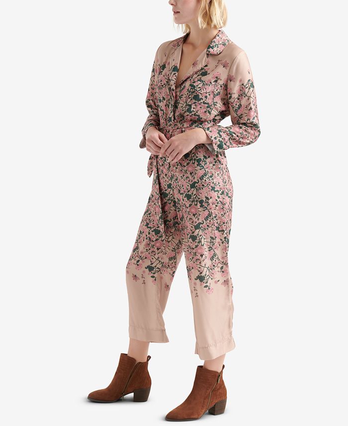 Lucky In Love Floral Jumpsuit