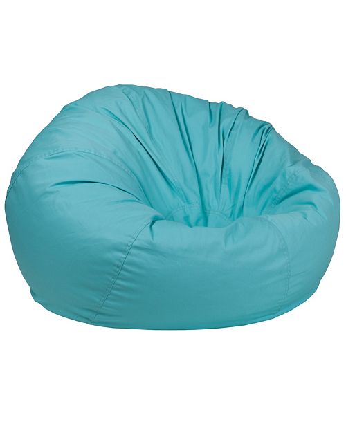 Flash Furniture Oversized Solid Mint Green Bean Bag Chair & Reviews