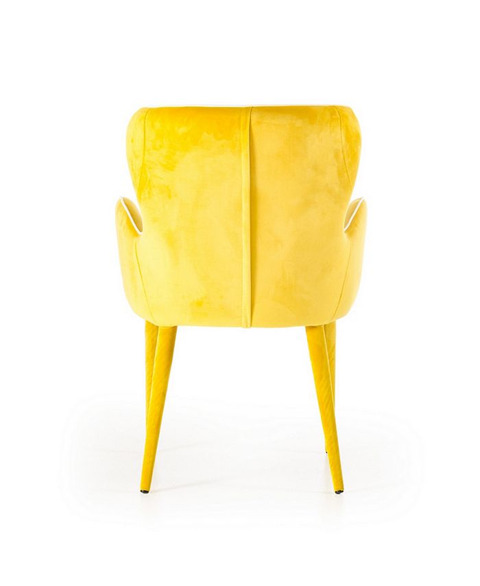 VIG Furniture Modrest Tigard Modern Green Fabric Dining Chair Macy's