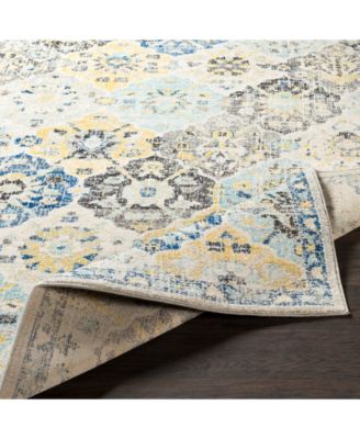 Harput HAP-1072 Dark Blue 3'11" x 5'7" Area Rug