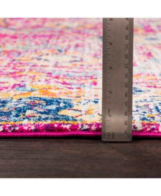 Harput HAP-1013 Garnet 7'10" Round Area Rug