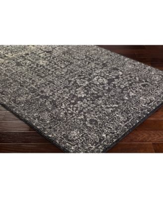 Harput HAP-1028 Black 5'3" x 7'3" Area Rug