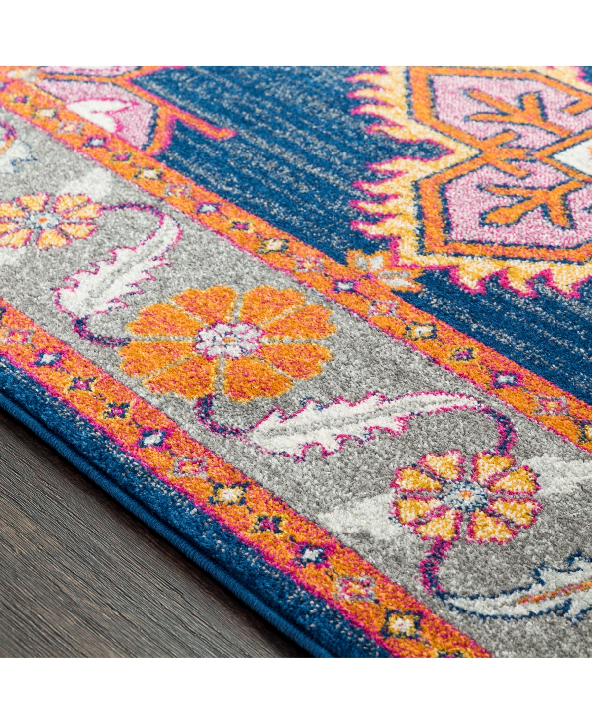 Livabliss Harput Hap-1037 DarkArea Rug - Blue