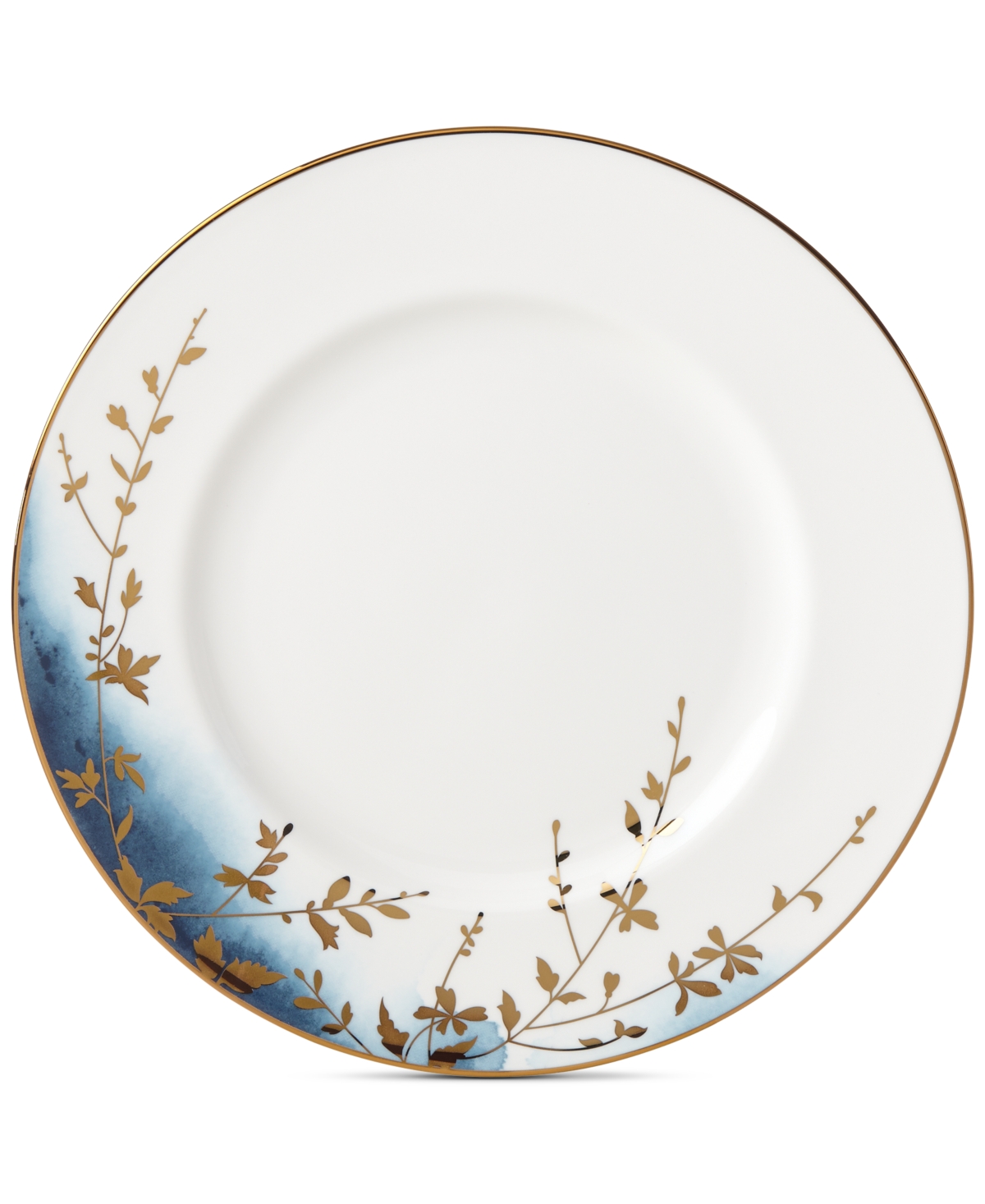 Lenox Highgrove Park Accent Plate In Wht,indigo,gold