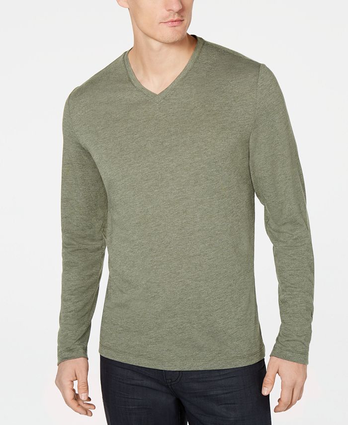 Alfani Men's V-Neck T-Shirt, Created for Macy's - Macy's