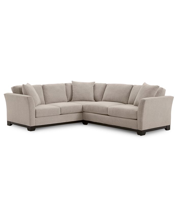 Furniture Elliot II 108" Fabric 2Pc. Sleeper Sofa Sectional, Created