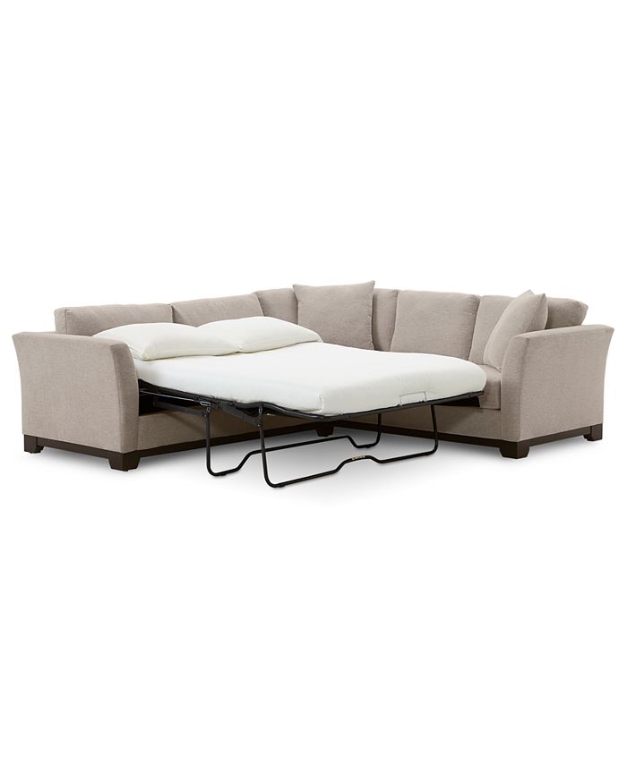 Furniture Elliot II 108" Fabric 2Pc. Sleeper Sofa Sectional, Created
