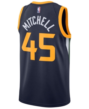 Nike Men's Donovan Mitchell Utah Jazz Icon Swingman Jersey