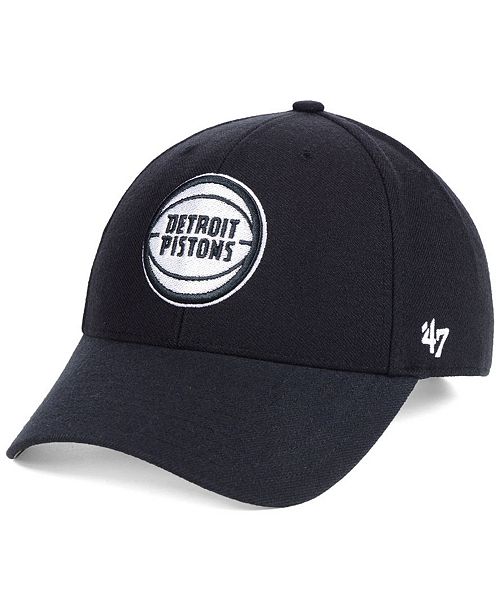 47 Brand Detroit Pistons Black White Mvp Cap Reviews Sports Fan Shop By Lids Men Macy S