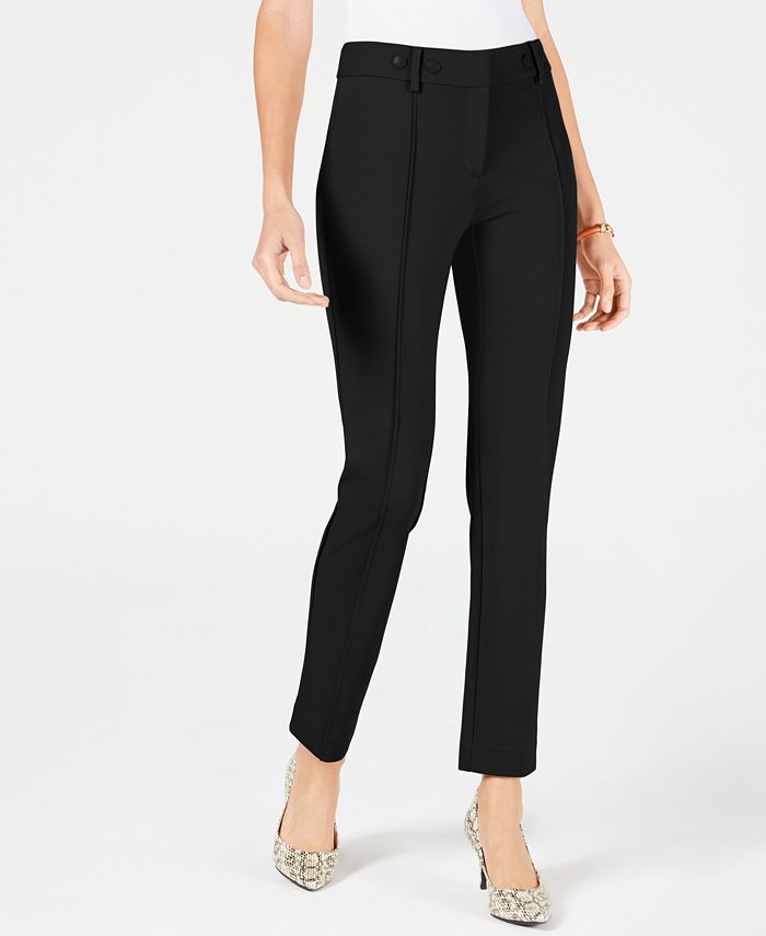 Alfani Petite Front-Seam Skinny Pants, Created for Macy's - Macy's