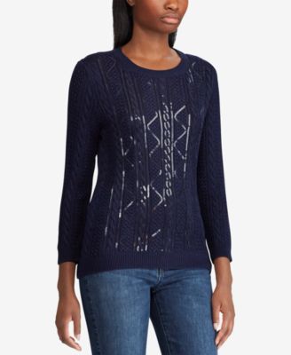 Lauren Ralph Lauren - Sequin-Trim Sweater