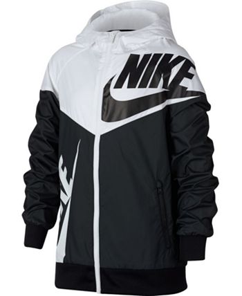 Nike Big Boys Hooded Sportswear Windrunner Colorblocked Jacket - Macy's