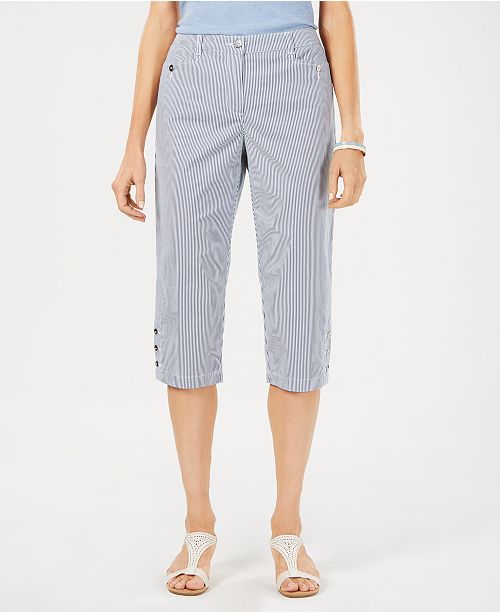 macy's karen scott petite capri pants