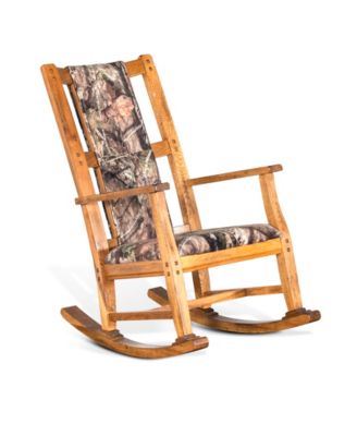 mossy oak rocking chair