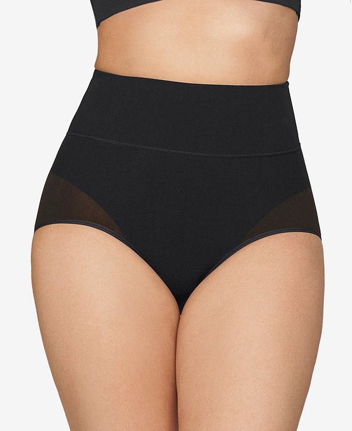 Buy Women's Full Coverage Micro Modal Elastane Stretch High Waist Full  Brief With Exposed Waistband and StayFresh Treatment - Black 1809