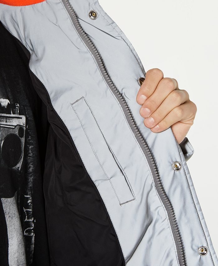 Calvin Klein Jeans Men's Reflective Puffer Jacket - Macy's