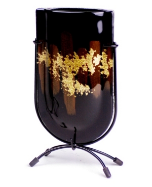 Jasmine Art Glass 9" Mini U Vase In Multi