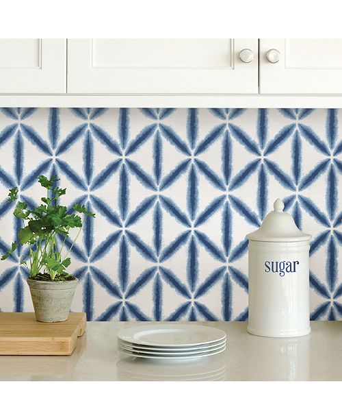 Brewster Home Fashions Indigo Mood Peel And Stick Wallpaper & Reviews