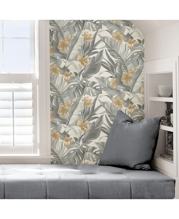Brewster Home Fashions Neutral Paradise Peel And Stick Wallpaper Macy's