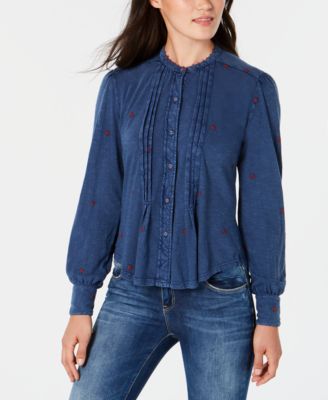 lucky brand blouses macy's