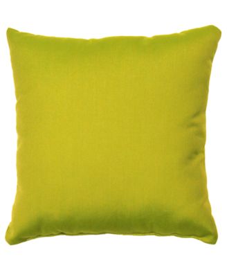 Outdoor Sunbrella Fabric Throw Pillow, Outdoor Square 17