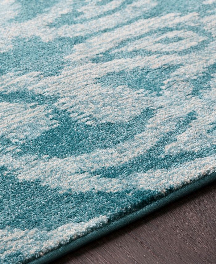 Surya CLOSEOUT! Aberdine ABE8009 Aqua 2' x 3' Area Rug Macy's