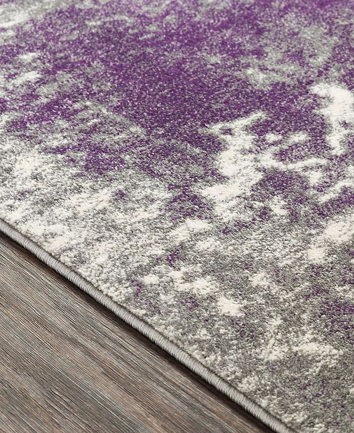 Surya Aberdine ABE8026 Medium Gray 7'10" x 10'6" Area Rug Macy's