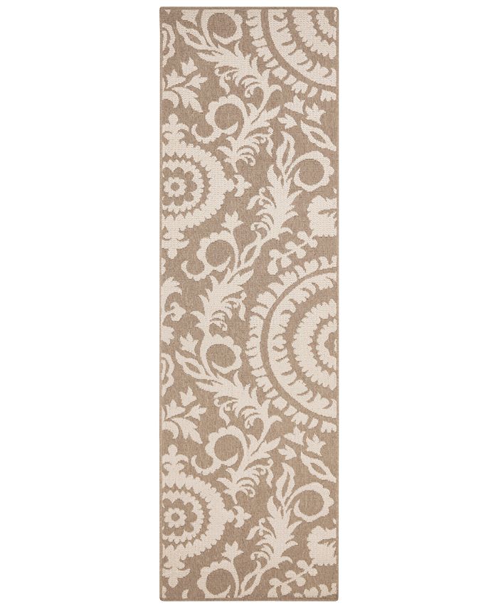 Surya - Alfresco ALF-9616 Camel 2'3" x 11'9" Runner Area Rug