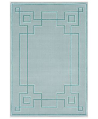 Surya - Alfresco ALF-9655 Aqua 6' x 9' Area Rug