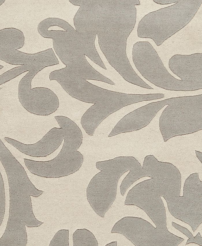 Surya - Athena ATH-5073 Medium Gray 8' Square Area Rug