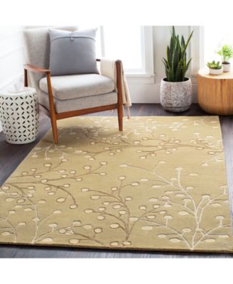 Athena ATH-5113 Taupe 6' Round Area Rug