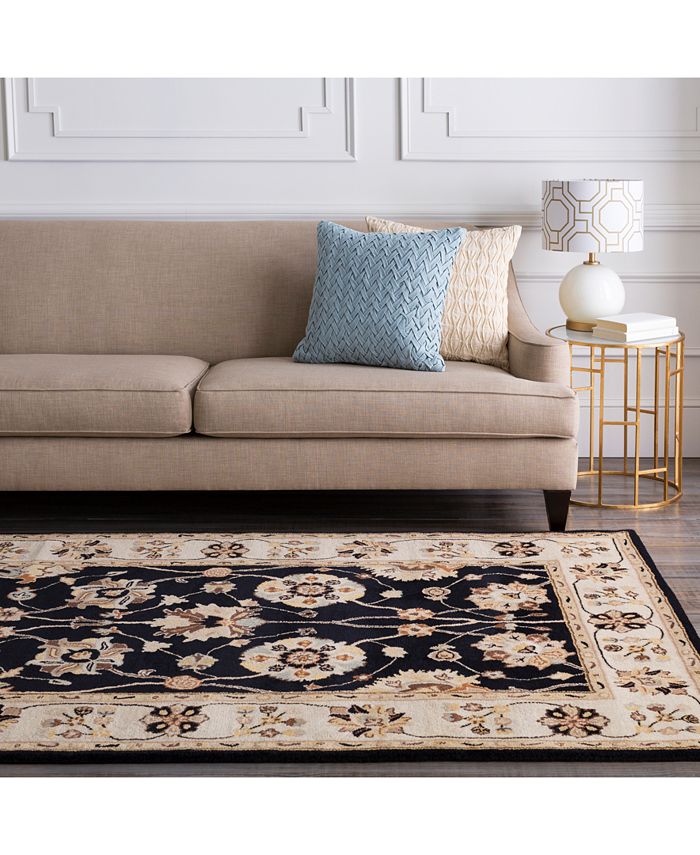 Surya CLOSEOUT! Caesar CAE1033 Black 6' x 9' Area Rug Macy's