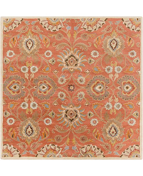 Surya Caesar Cae 1107 Burnt Orange 4 Square Area Rug Reviews Rugs Macy S