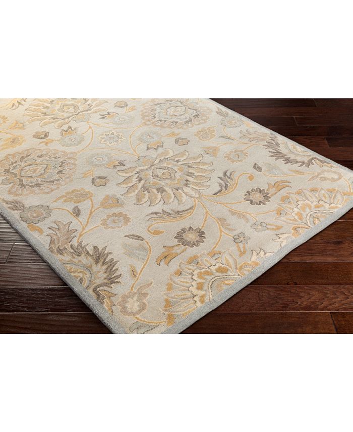 Surya Caesar CAE1192 Light Gray 8' Square Area Rug Macy's